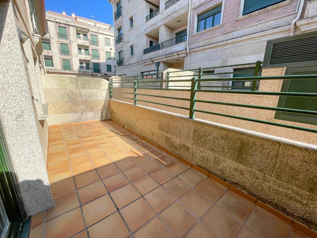 Balkón alebo terasa v ubytovaní Apartamentos Playa de la Lanzada 3000