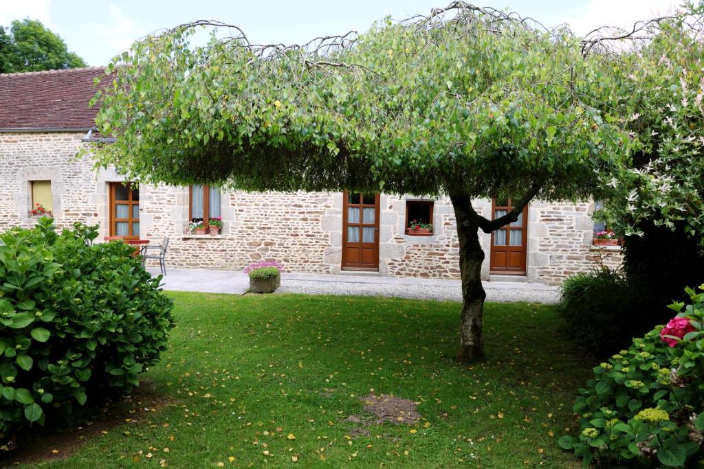 Zahrada ubytování Chambre d'hôte Courtoux