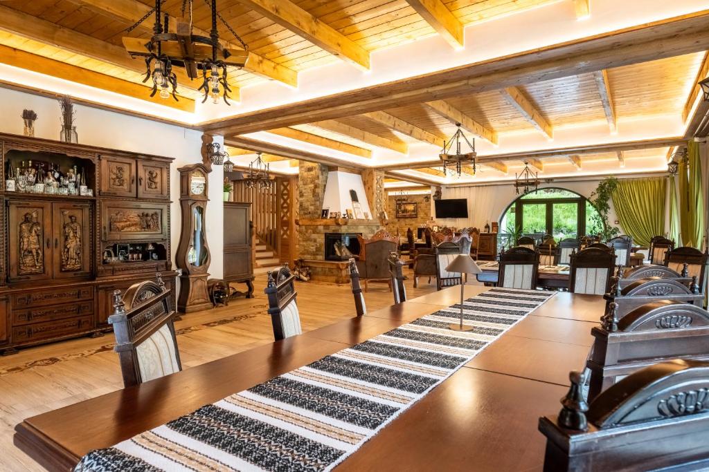 Posezení v ubytování Casa Baciu Colacu