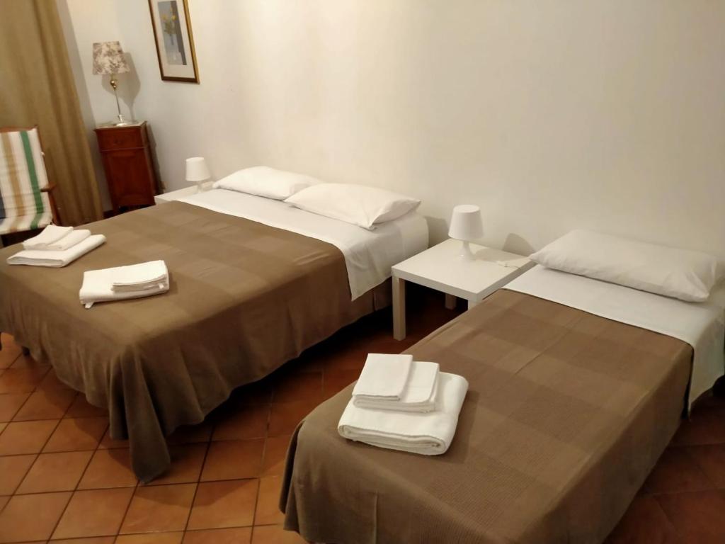Posteľ alebo postele v izbe v ubytovaní Casa Donna Razietta - Natura e relax