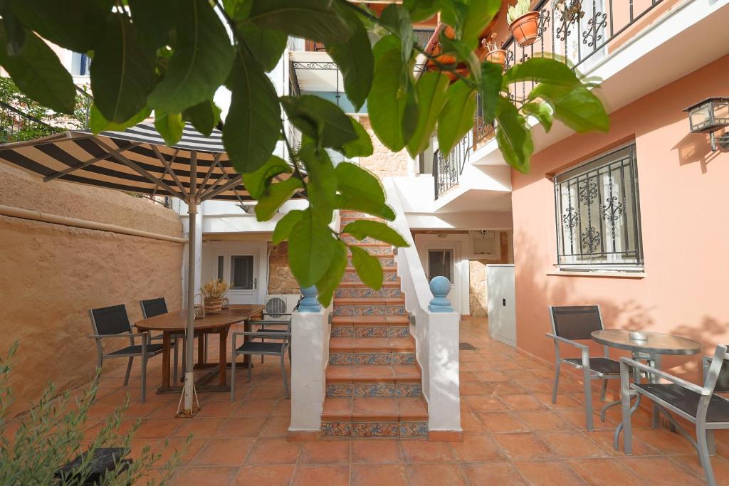 Balkón nebo terasa v ubytování Stenaki - Apartments in Aegina Town