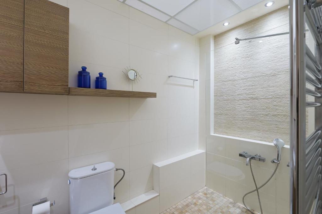 Koupelna v ubytování Stenaki - Apartments in Aegina Town