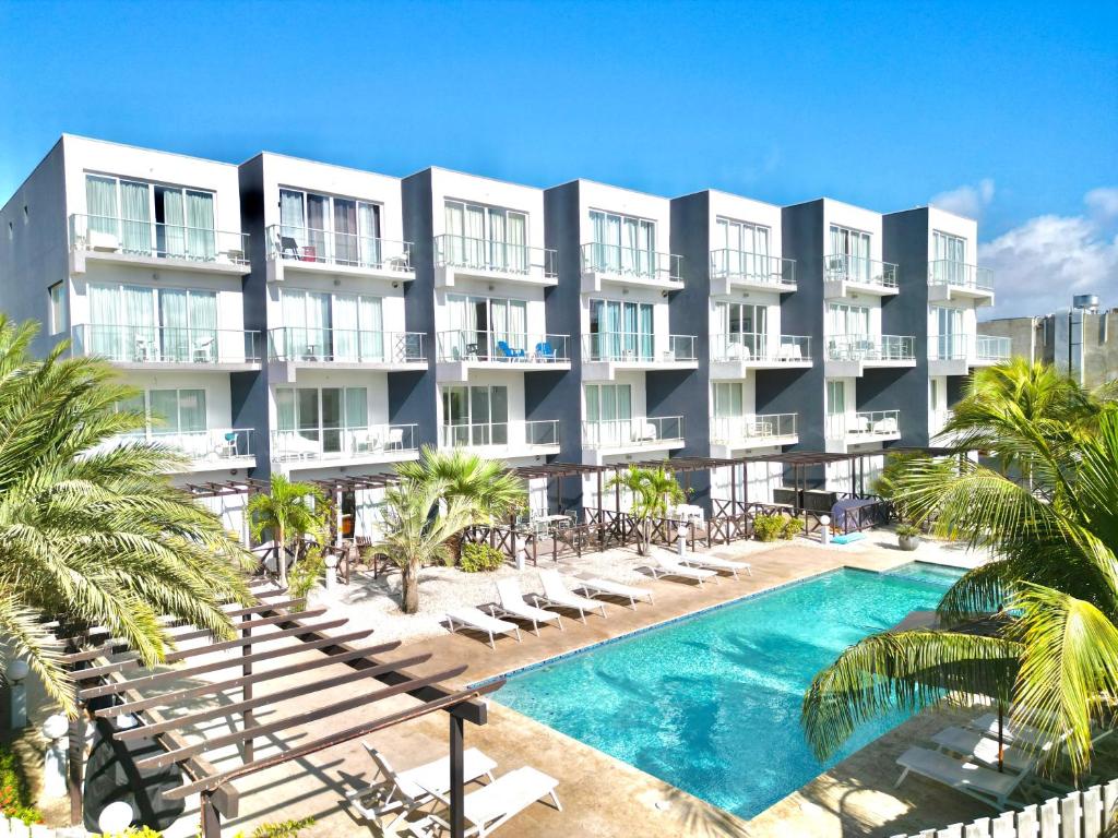 Bazén v ubytování Bocobay Las Islas Condos nebo v jeho okolí