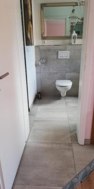 Koupelna v ubytování Privatzimmer Donna und Frido