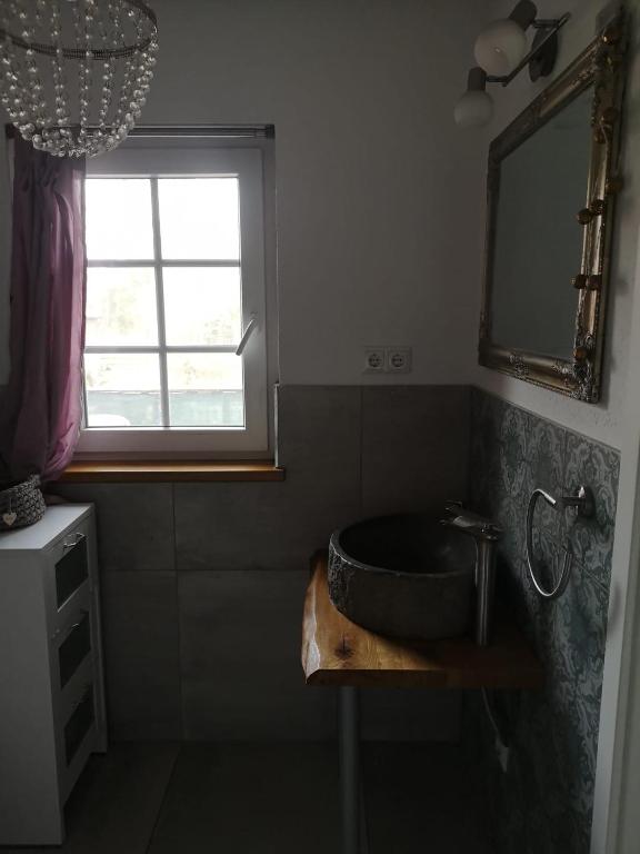 Kuchyň nebo kuchyňský kout v ubytování Privatzimmer Donna und Frido