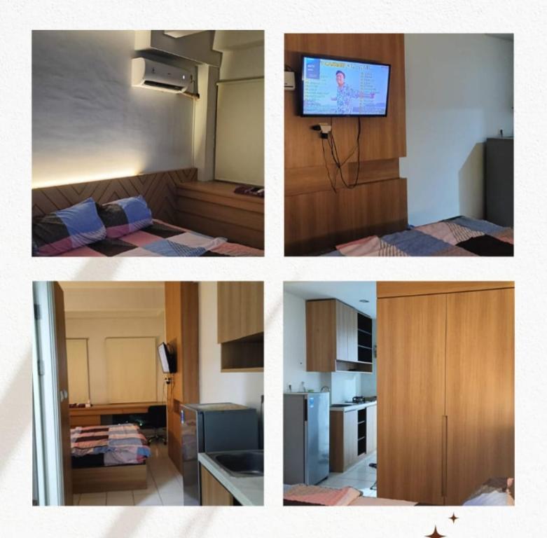 Ένα ή περισσότερα κρεβάτια σε δωμάτιο στο Circle Rooms