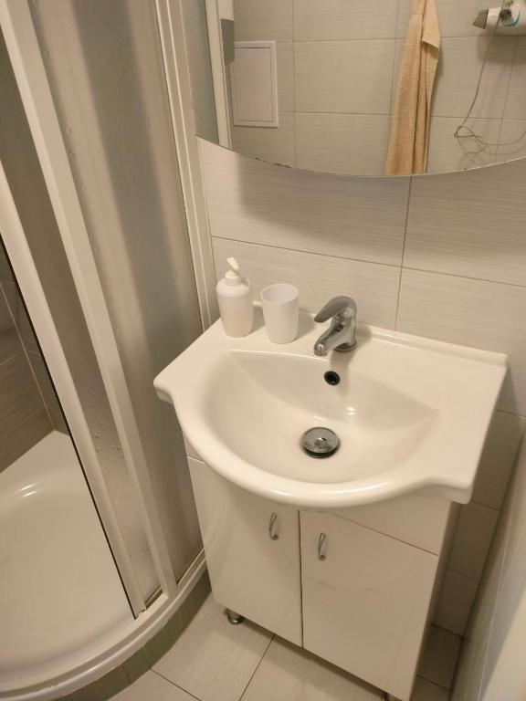 Koupelna v ubytování Apartmán ÁJA - Lipno nad Vltavou