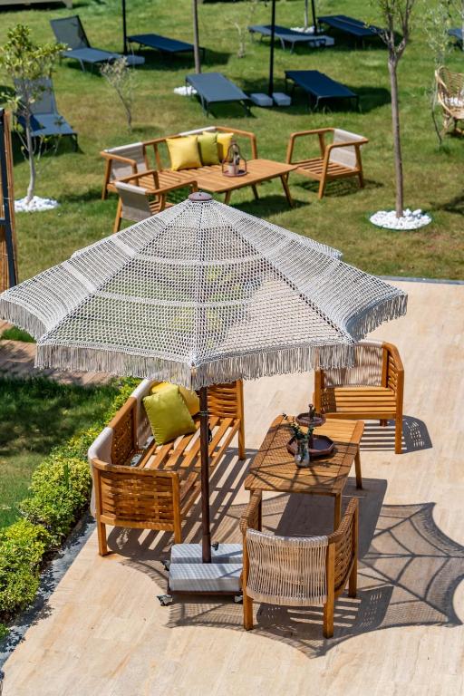 Zahrada ubytování Selimiye Thales Otel
