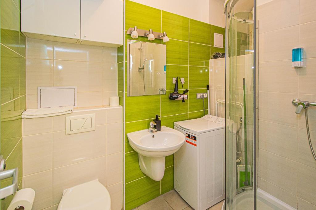 Łazienka w obiekcie Ruterra Apartment Cimburkova