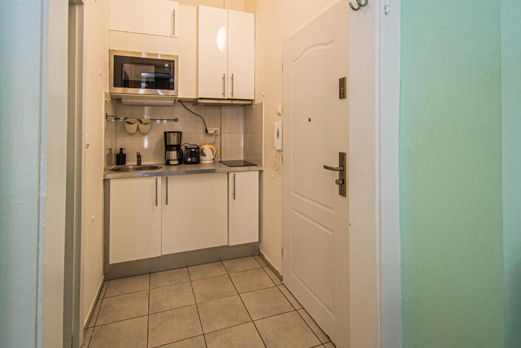 Kuchnia lub aneks kuchenny w obiekcie Ruterra Apartment Cimburkova
