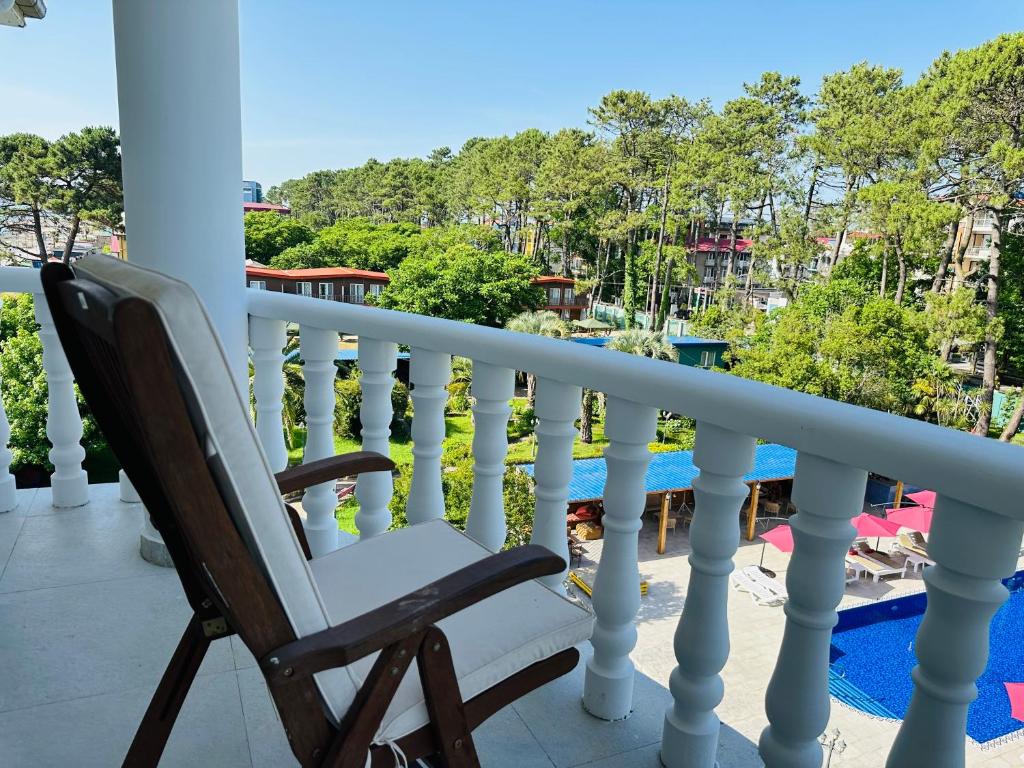 Balkón nebo terasa v ubytování Claude Monet beach hotel