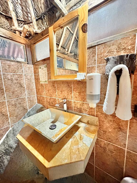 Bagno di Eco Hostal Yuluka
