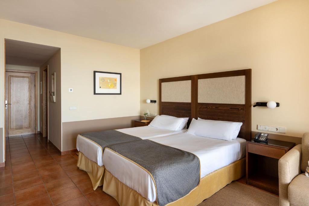 Cama o camas de una habitación en Parador de Cruz de Tejeda