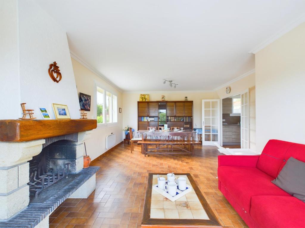 Khu vực ghế ngồi tại Givrand - maison vendéenne avec jardin pour 6