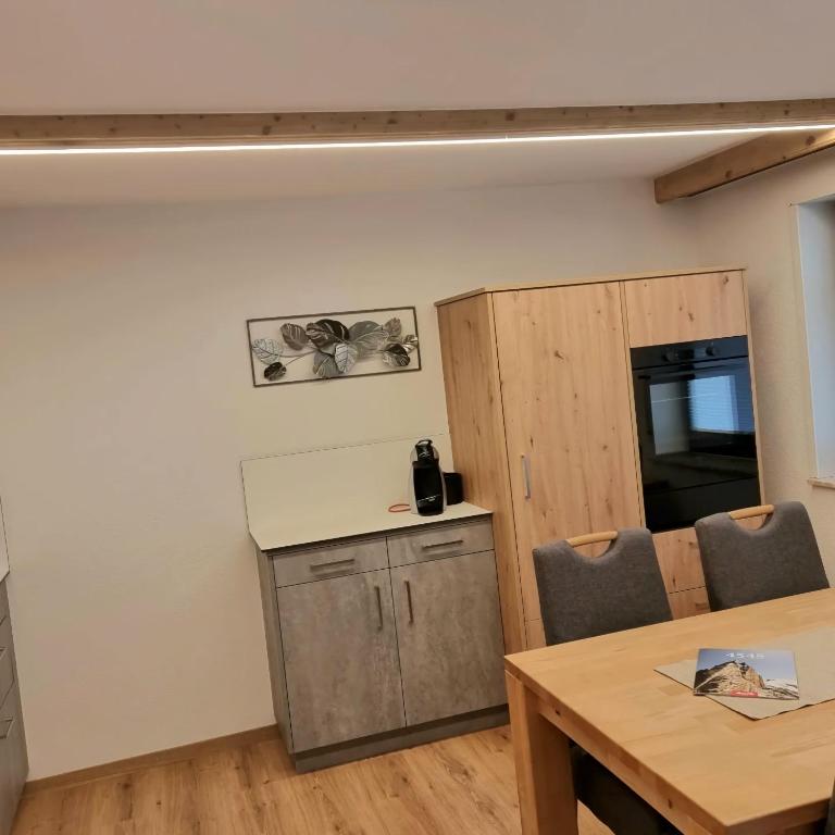 Kuchyň nebo kuchyňský kout v ubytování Ferienhaus Adonis
