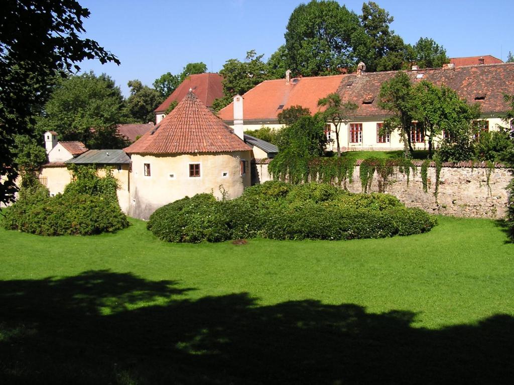 Zahrada ubytování Apartment Třeboň