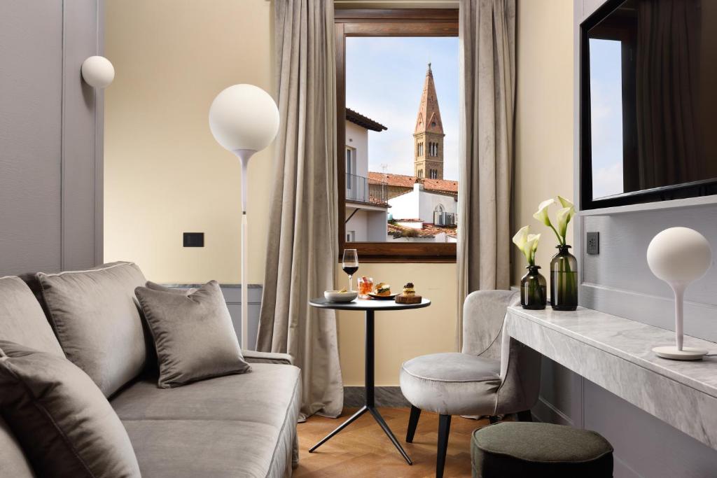 Posezení v ubytování Floren Hotel