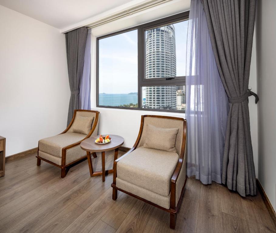 Phòng Deluxe 2 Giường Đơn Nhìn Ra Biển
