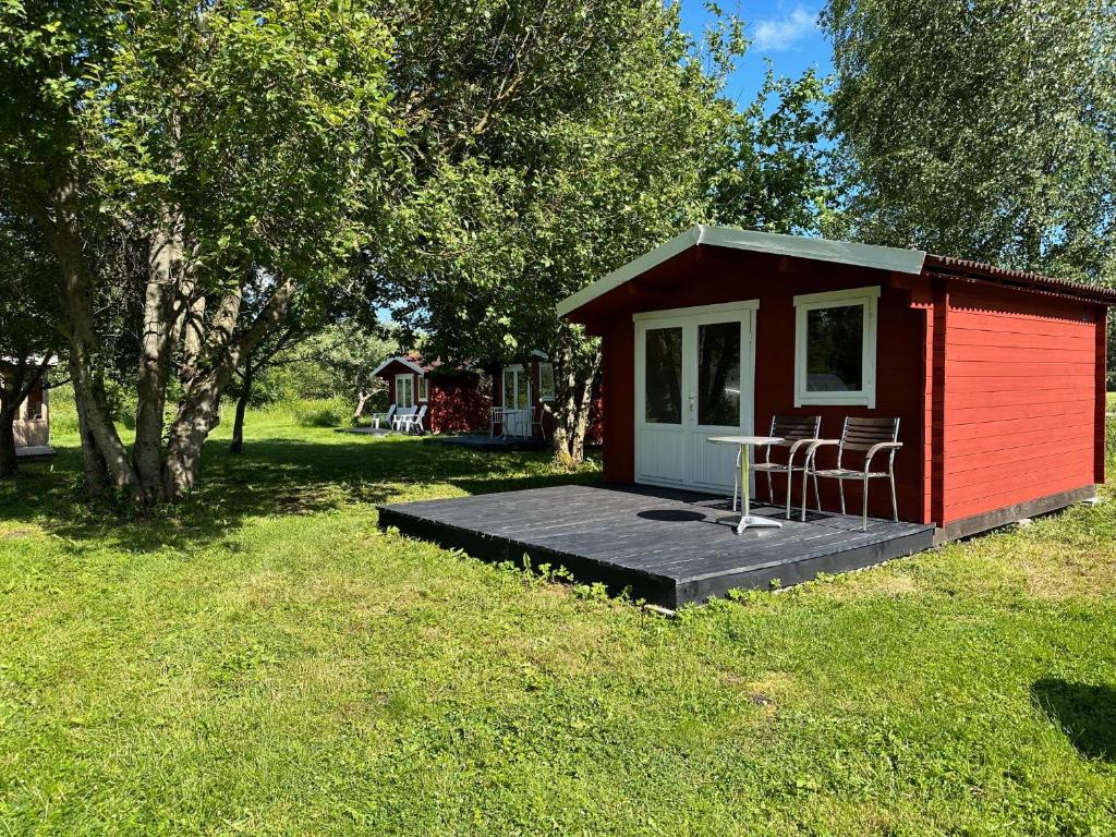 Zahrada ubytování Kuriste camping