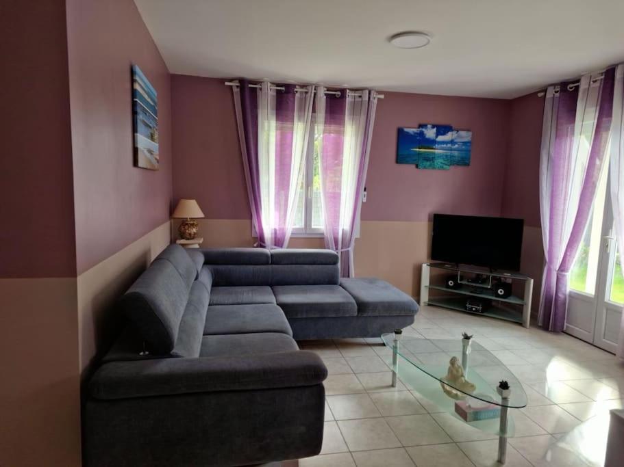 Coin salon dans l'établissement Maison Solyne Andernos les Bains