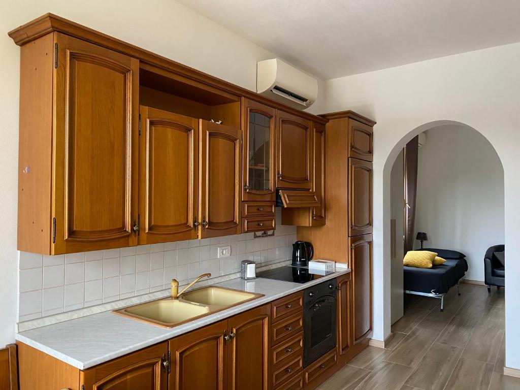 Kuchyň nebo kuchyňský kout v ubytování Casa Ferrari