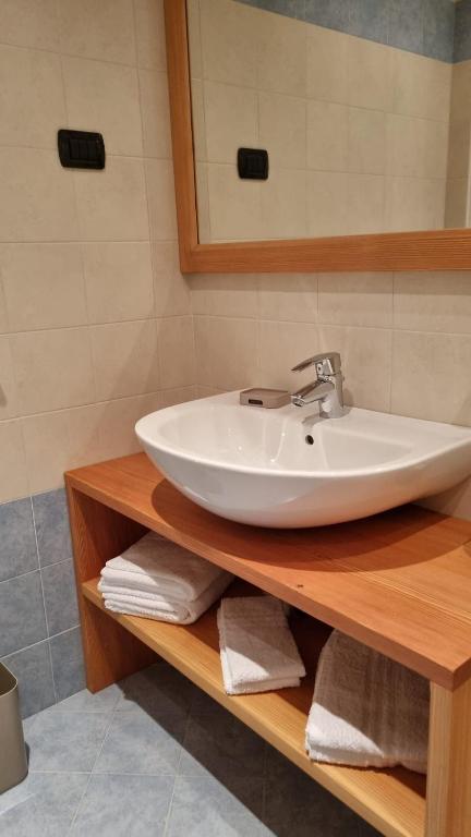 Koupelna v ubytování B&B Casa Nostra
