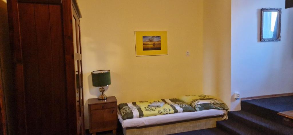 Postel nebo postele na pokoji v ubytování Hotel Corrado
