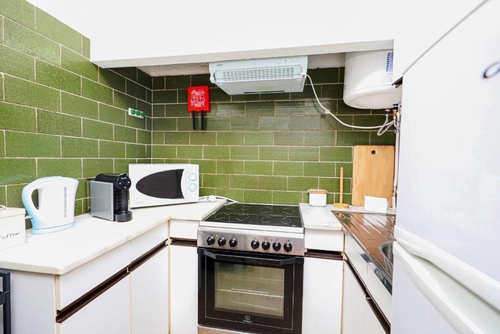 Cucina o angolo cottura di Luz Ocean View Apartment