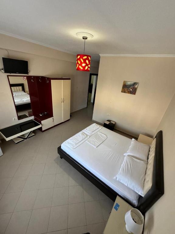 Llit o llits en una habitació de Hotel Freskia