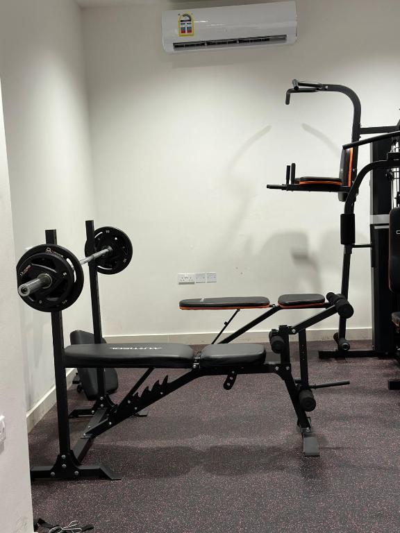 Fitness centrum a/nebo fitness zařízení v ubytování السمو ALSMOU للشقق الفندقية