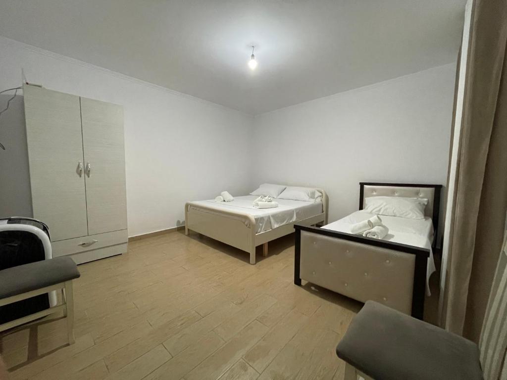 Postel nebo postele na pokoji v ubytování Odore Di Mare