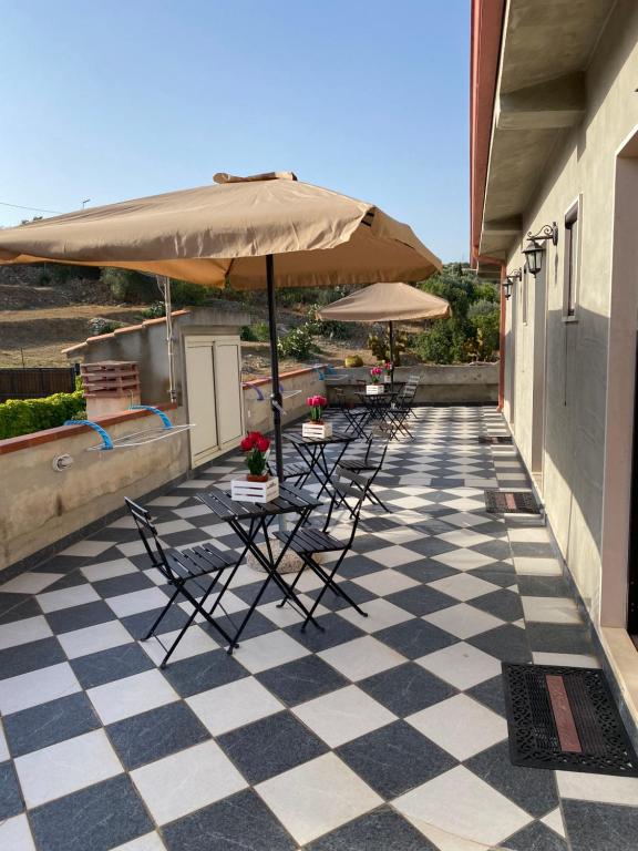 Balkón nebo terasa v ubytování B&B Quattromulini !!