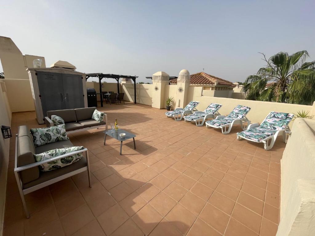 Balkón nebo terasa v ubytování Roda golf penthouse apartment - DCMG