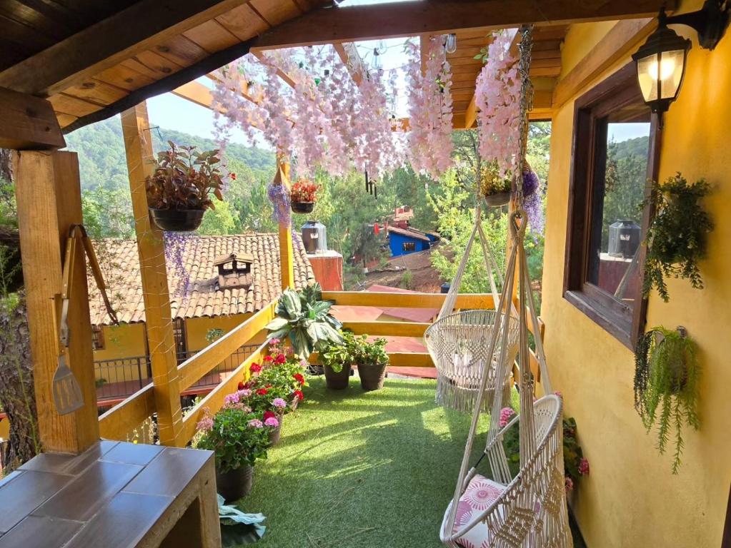 Zahrada ubytování Villas De Los Pinos 2