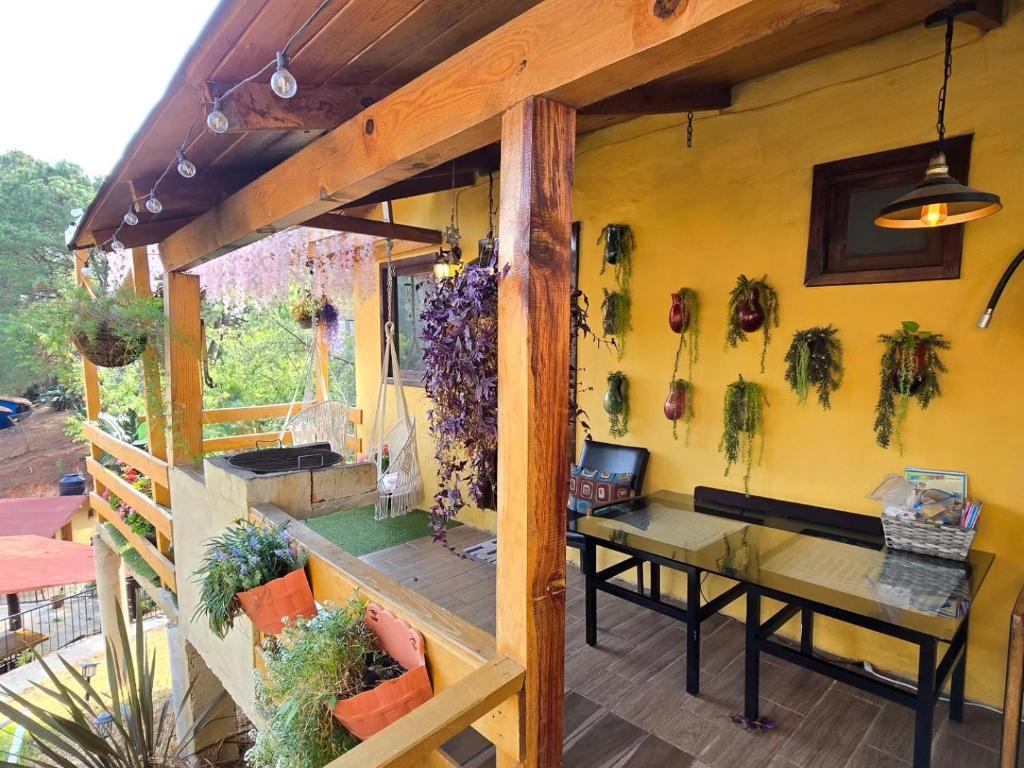 Balkón nebo terasa v ubytování Villas De Los Pinos 2