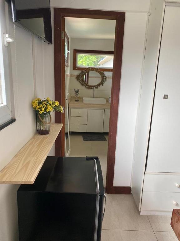 Kuchyň nebo kuchyňský kout v ubytování Laguna Hostel