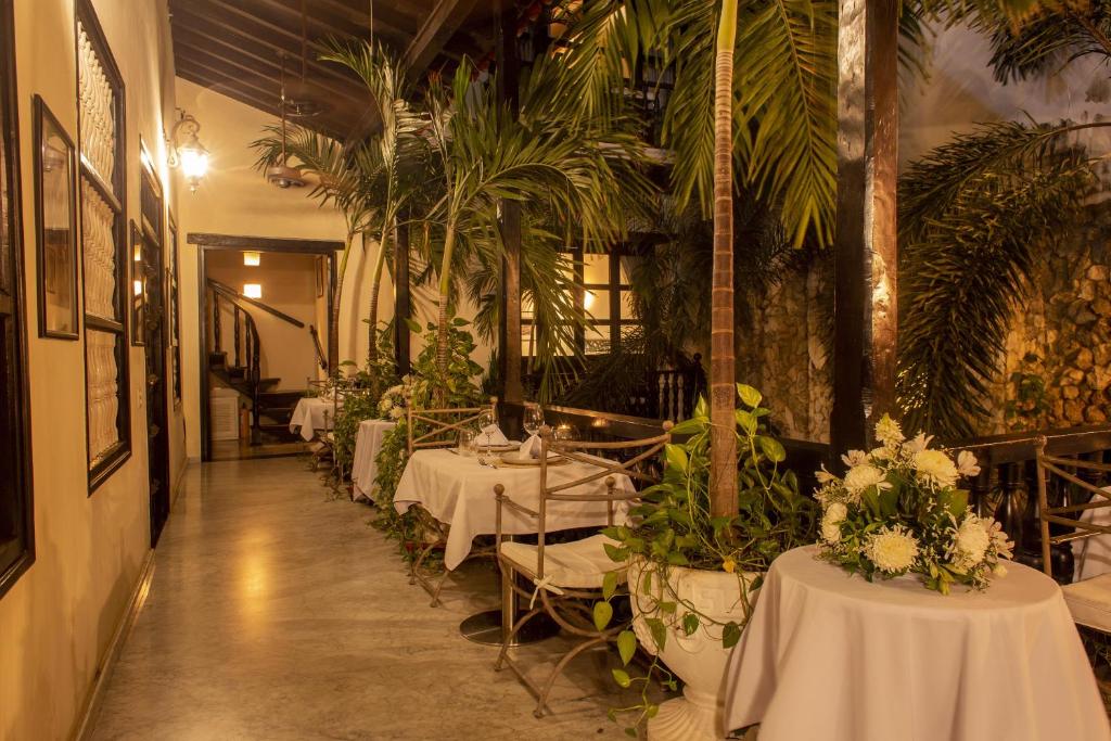 Restaurace v ubytování Casa de Alba Hotel Boutique