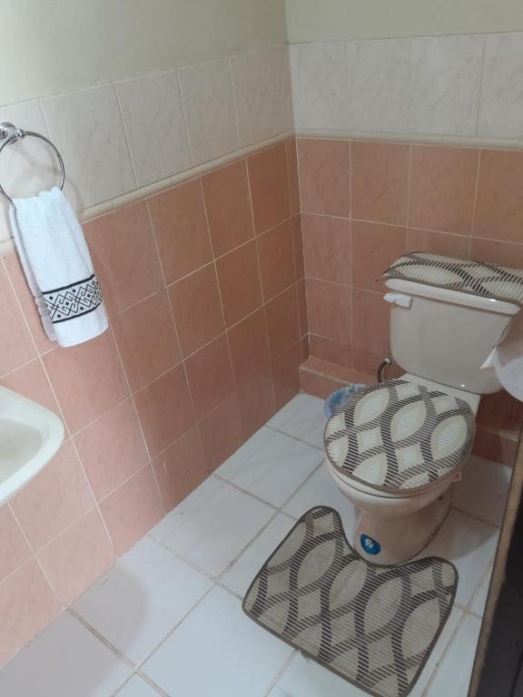 Koupelna v ubytování Dulce Hogar 01