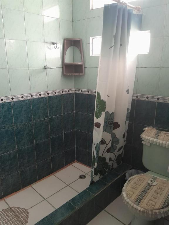 Koupelna v ubytování Dulce Hogar 01