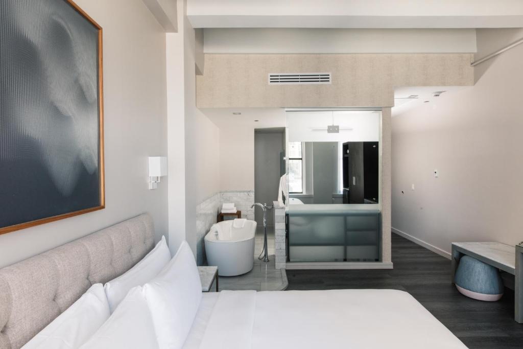 Posezení v ubytování Stanton House El Paso
