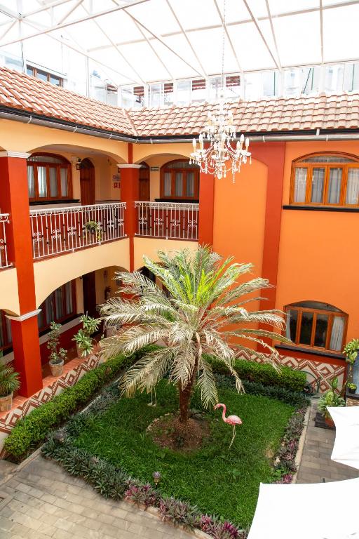 Zahrada ubytování Hotel Posada Del Parque