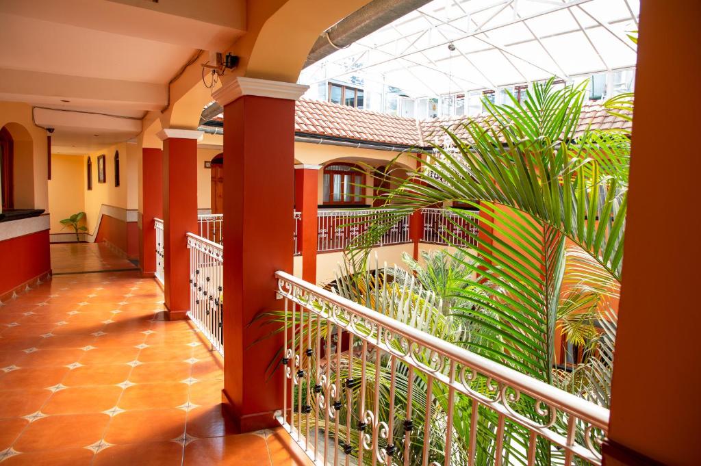 Balkón nebo terasa v ubytování Hotel Posada Del Parque