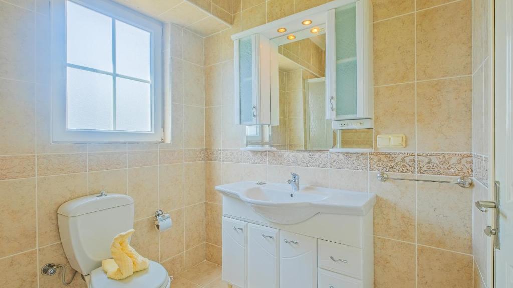 Koupelna v ubytování Villa Bemar