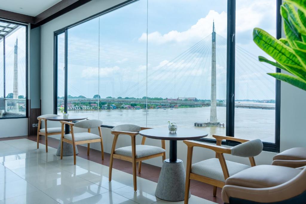 Posezení v ubytování Wiltop Hotel Jambi