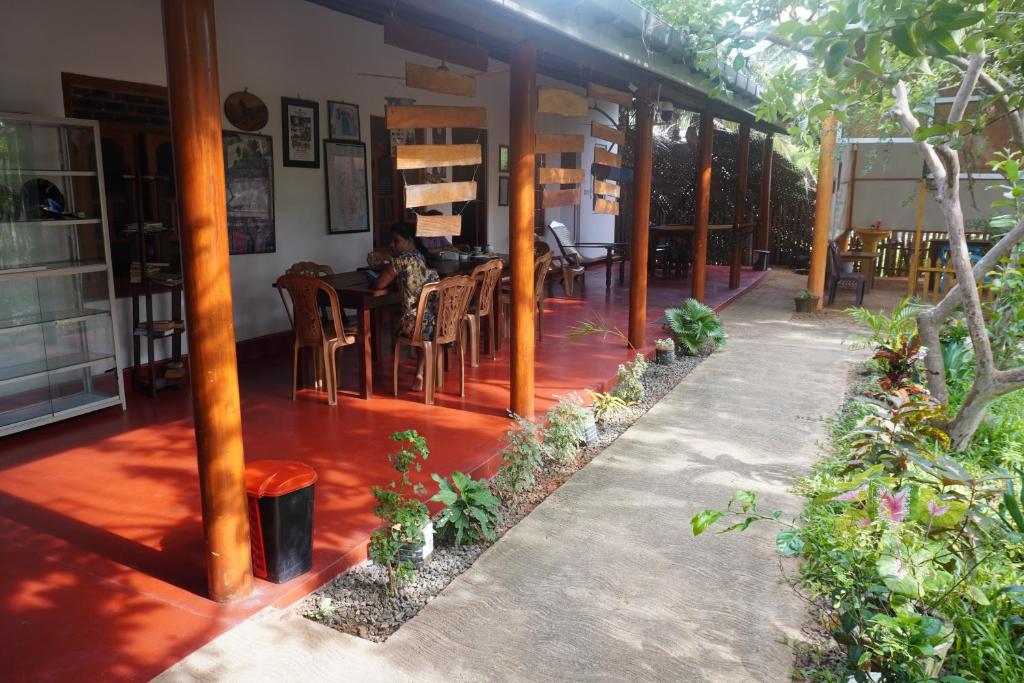 Zahrada ubytování Vibushan Guest House