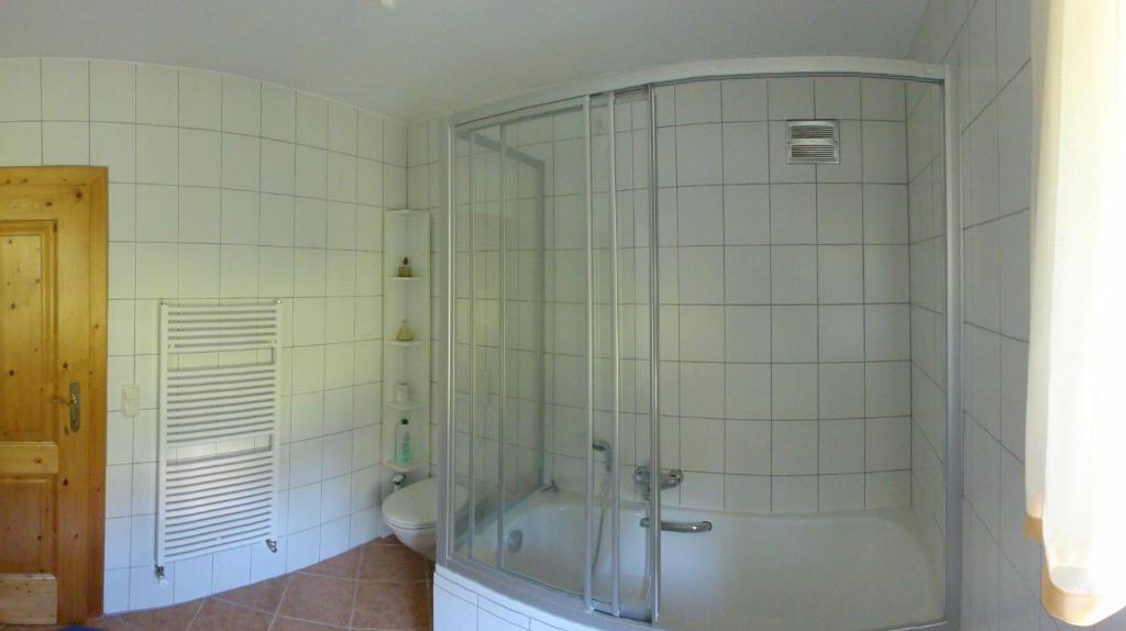 Kúpeľňa v ubytovaní Ferienhaus Seitter