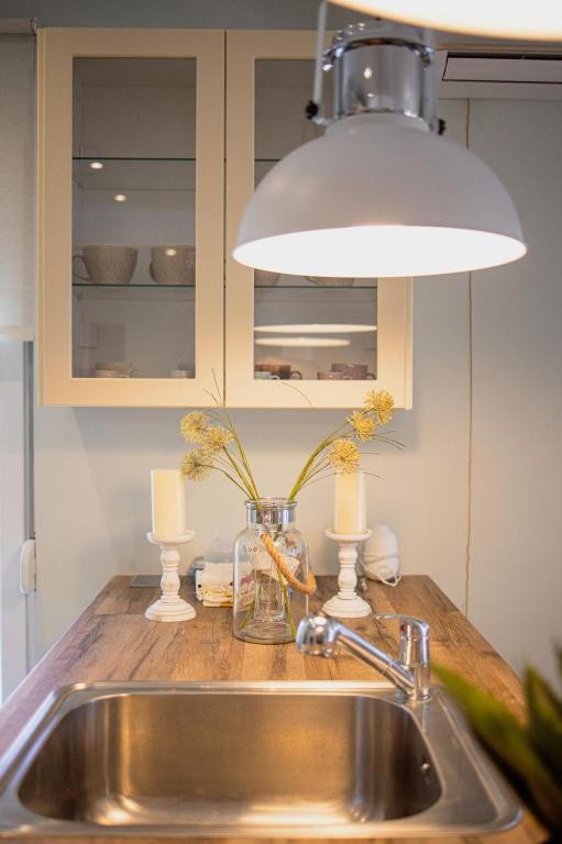 Kuchyň nebo kuchyňský kout v ubytování Valentini's Uptown Flat