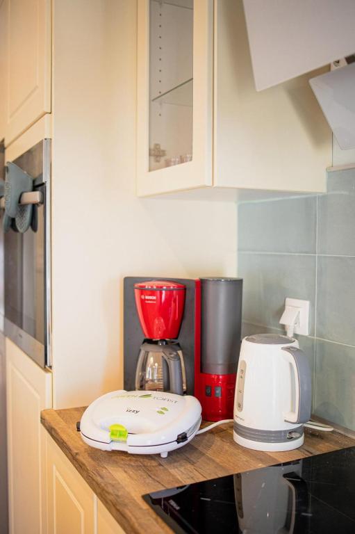 Kuchyň nebo kuchyňský kout v ubytování Valentini's Uptown Flat