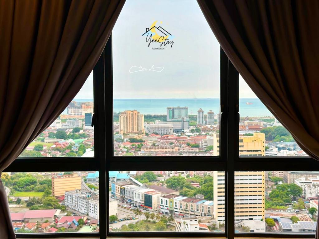 Γενική άποψη της πόλης Μελάκα ή θέα της πόλης από  αυτό το διαμέρισμα