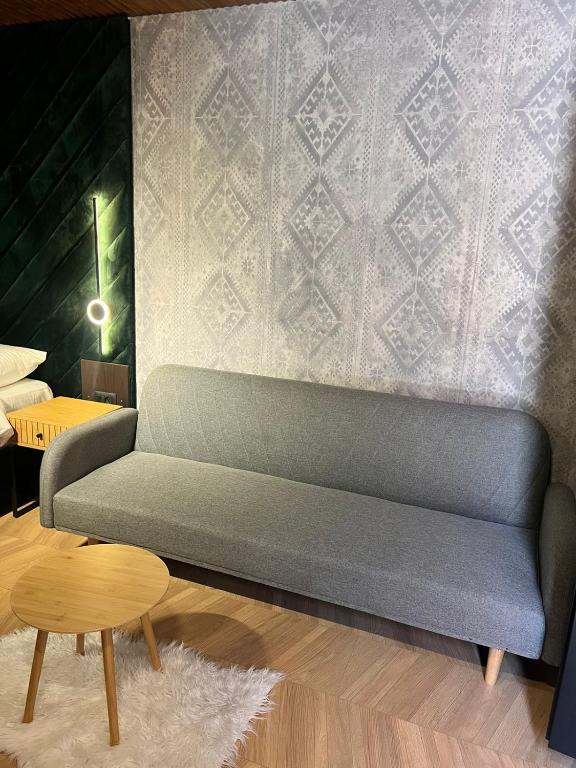 Posezení v ubytování Villa Ujëvara e vogël